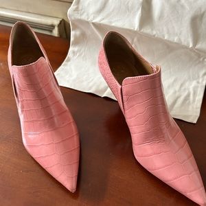Tory Burch light pink dress booties. Size 7 1/2